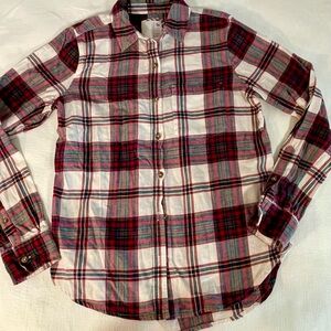SO women’s “Cozy Shirt” plaid flannel. Size small.